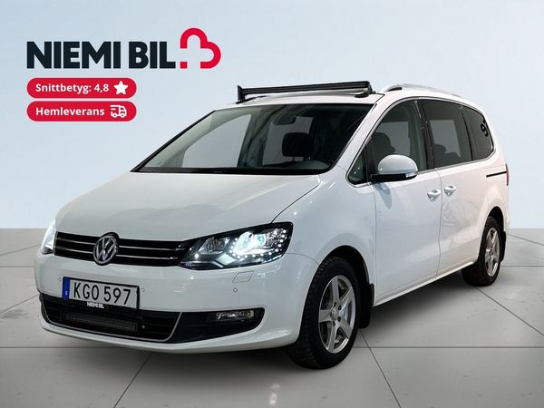 Volkswagen Sharan 7-sits 2.0 TDI 4M Drag Pvärm Carplay Pano Kamera SoV - 2017