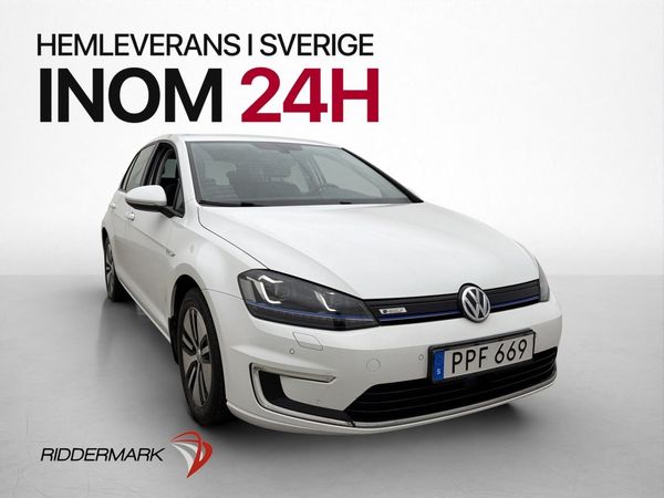 Volkswagen Golf E-Golf 116hk Värmepump Navi P-Sensorer CarPlay - 2017