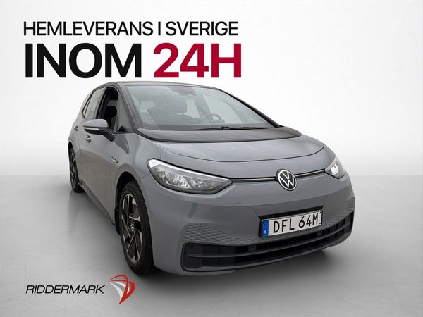 Volkswagen ID.3 Pro Performance Värmare CarPlay Rattvärme - 2021