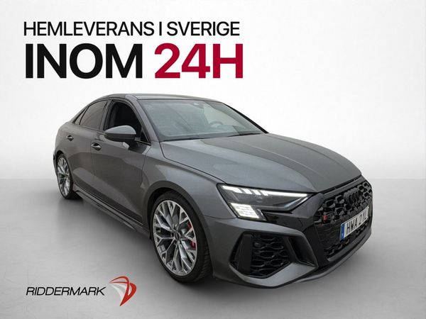 Audi RS3 Sedan 400hk Q RS-Design Plus Pano Kamera Navi - 2023
