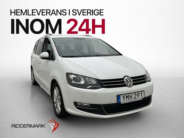 Volkswagen Sharan 2.0 TDI 4M 7-sits Skinn Kamera D-Värm Drag - 2018