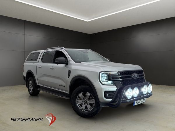 Ford Ranger Wildtrak V6 240hk Fjärr-Värm B&O Drag Kåpa Moms - 2023