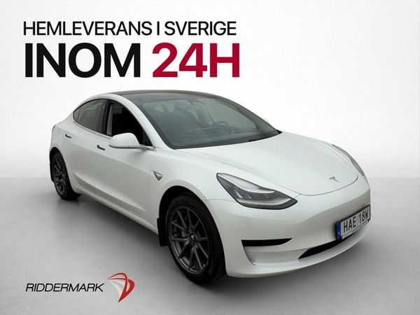 Tesla Model 3 Standard Range Plus Autopilot Pano Sv-Såld - 2020