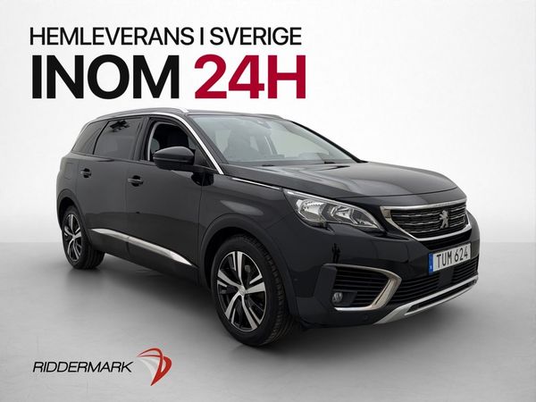 Peugeot 5008 Allure CarPlay Sensorer 0,43l/mil Nybesiktigad - 2017