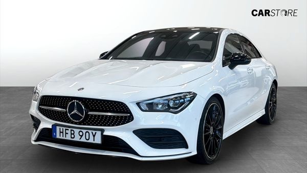 Mercedes CLA220 190hk) AMG / PREMIUMPAKET / NIGHTPACKAGE / PANO - 2020
