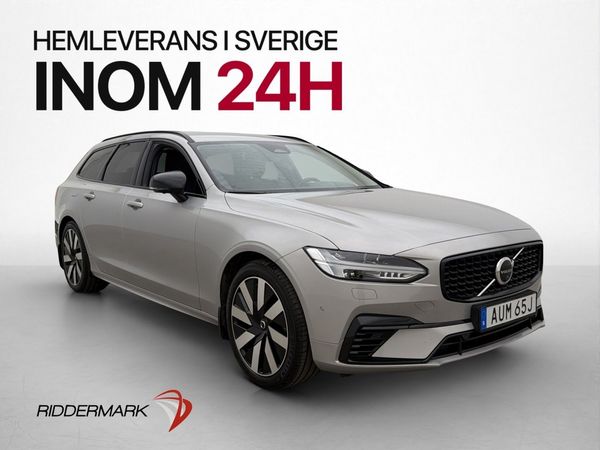 Volvo V90 T6 AWD PHEV 350hk Plus Dark Edition H/K 360° Drag - 2025