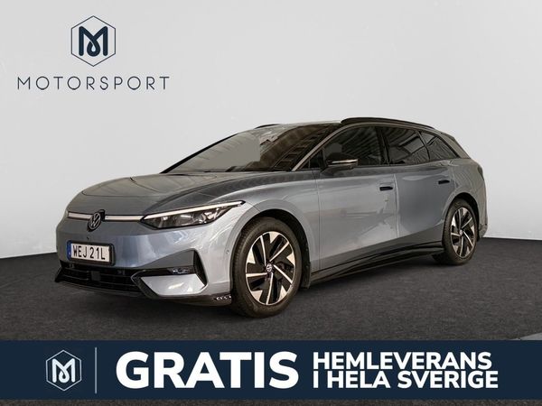 Volkswagen ID.7 Pro Tourer Adapt-fart Värmepump Backkamera HUD Pano H/K - 2025
