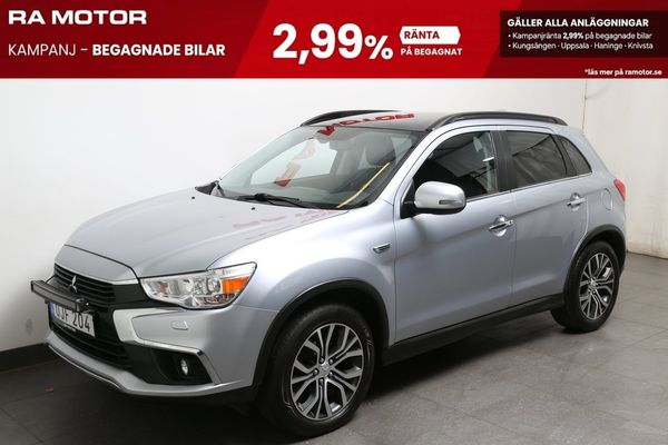 Mitsubishi ASX 2,2 Di-D 150hk Business 4WD Aut Pano Skinn Motorv Drag - 2017