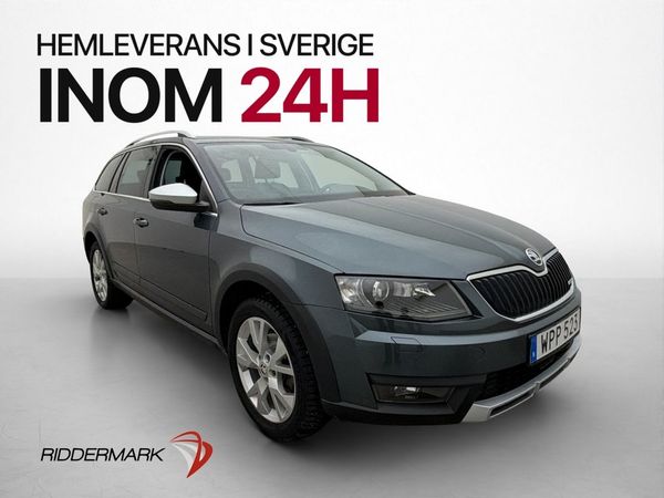 Skoda Octavia Scout 2.0 TDI 4x4 Premium Värmare Canton Drag - 2016