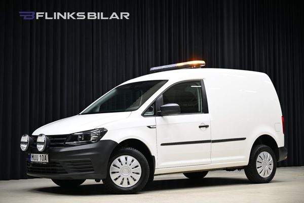 Volkswagen Caddy 4M 122HK Inredd|Dubbelgolv|Drag|Värmare|Lågmil|Leasbar - 2020