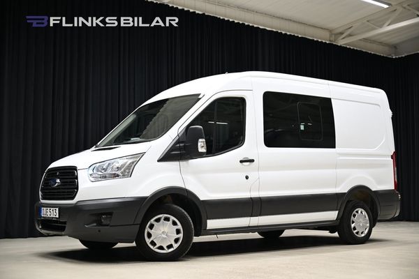 Ford Transit 310 2.0 TDCi 130HK Dubbelhytt|5-Sits|Lågmil|Nykamrem - 2017