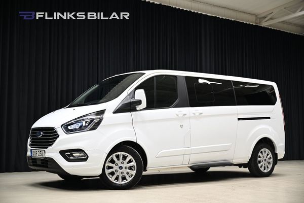 Ford Tourneo Custom 130HK L2 Automat|9-Sits|Leasbar|Nykamrem|SeUtr! - 2021
