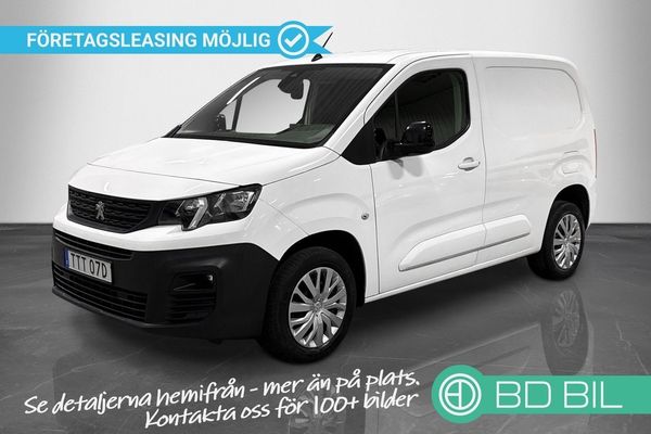 Peugeot Partner Utökad Last 130HK Värmare Backkamera Drag Leasingkalkyl - 2021