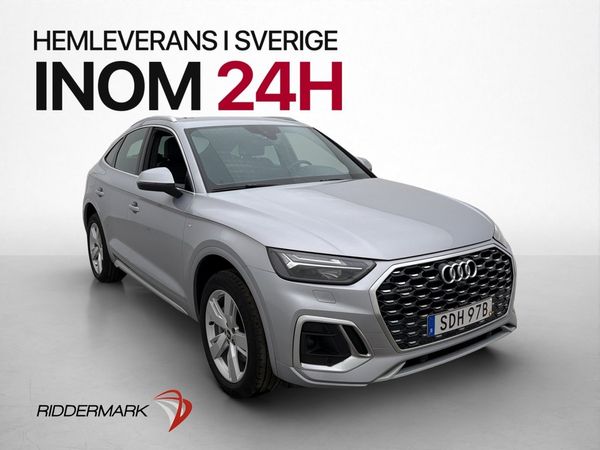 Audi Q5 Sportback 55 TFSI e Q S-line Kamera Dragkrok MOMS - 2021