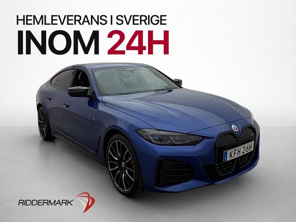 BMW i4 xDrive Gran Coupé Pro Fully Charged H/K Kolfiber 20" - 2024