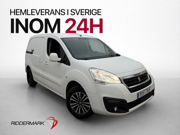 Peugeot Partner 1.6HDi 99hk Värmare Drag PDC 3-Sits CARPLAY - 2017