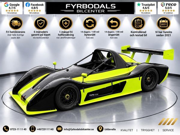 Radical SR3 00325 1300cc SR300325 Vänsterstyrd 2sits 2999kr/må - 2007