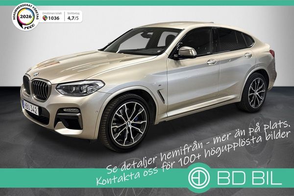BMW X4 M40d M-SPORT VÄLSERVAD 360 KAMERA DRAGKROK - 2019