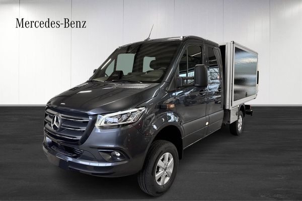 Mercedes Sprinter 319 Dubbelhytt 4x4 Flakkåpa - 2026