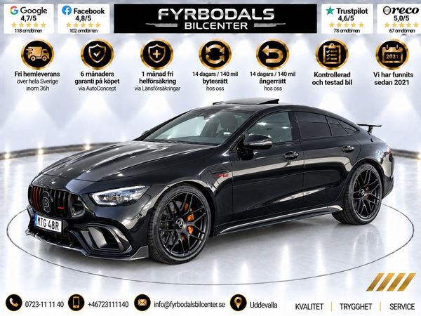 Mercedes AMG GT 63 S 4MATIC+ 639HK 21" Ceramic HUD BRABUS ROCKET-800 - 2019