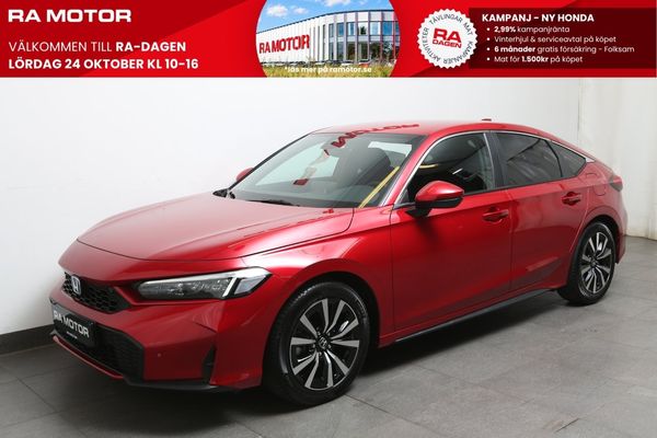 Honda Civic Elegance FullHybrid 184Hk | 8 År garanti | - 2027