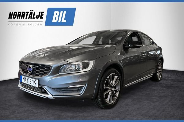 Volvo S60 Cross Country D4 190 HK AUT SUMMUM DRAG D-VÄRM TAKLUCKA K-REM BYTT - 2016