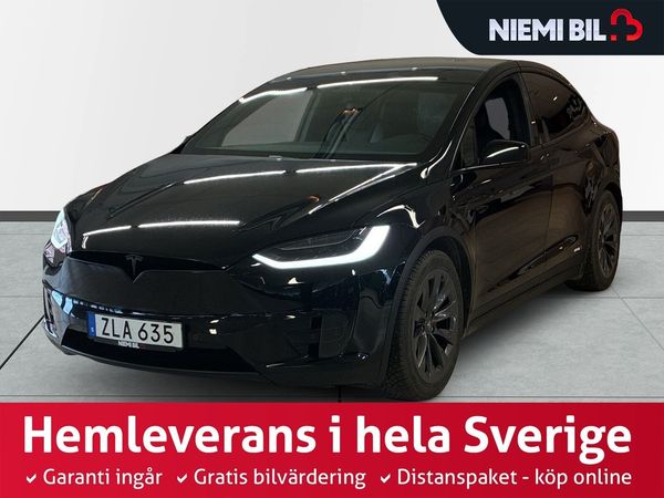 Tesla Model X P100D Long Range 7-säten Ludicrous Drag Pano S&V-däck - 2018