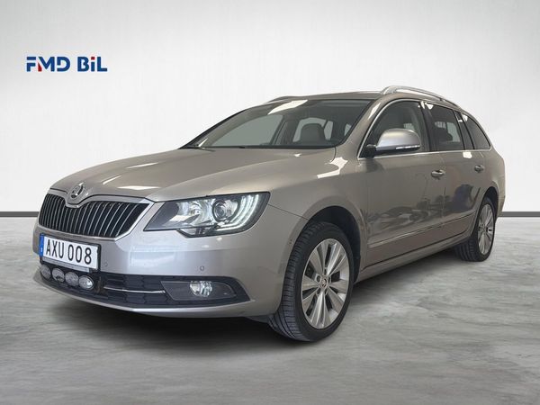 Skoda Superb 2.0 TDI 4x4 170HK ELEGANCE DRAG SKINN PSENS NAVI D-VÄRM - 2015