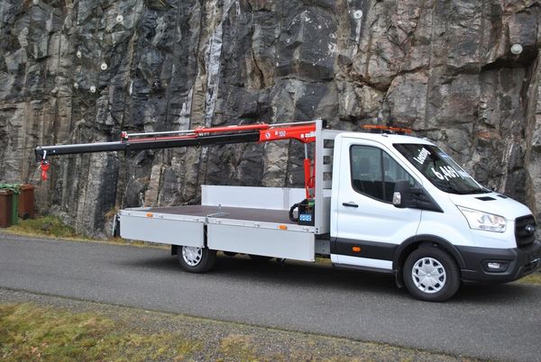 Ford Transit Flakbil med Kran ML 180,3 2025 - 2026