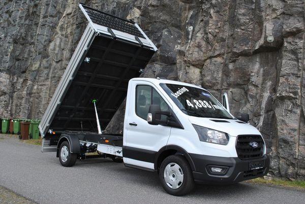 Ford Transit S-Cab 350 med 3-Vägs Tippflak - 2026