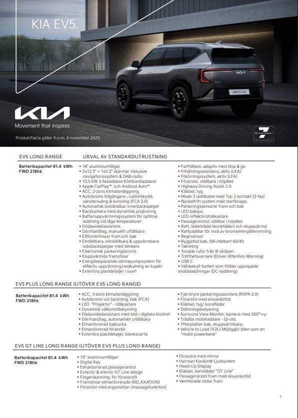 Kia EV5 bild 4