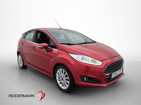 Ford Fiesta 1.0 Titanium Endast 0.49l/mil 426:- skatt P-Sens - 2017