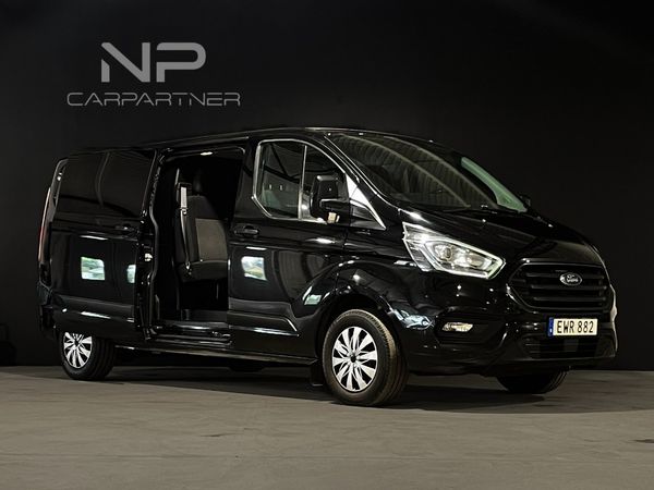 Ford Transit Custom GARANTI 6 mån|Custom 6-Sits Dubbelhytt|300 Crew Van 2.0 - 2018