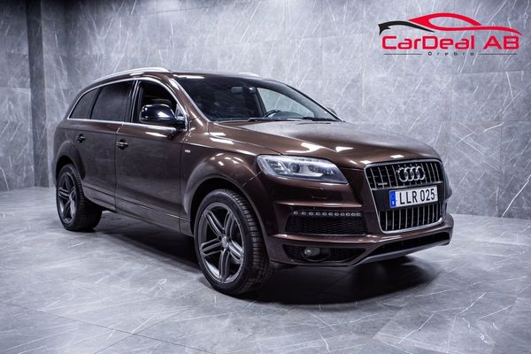 Audi Q7 3.0 TDI V6 7-Sits Quattro S-Line Pano Värmare Navi Drag - 2014