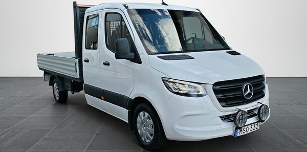 Mercedes Sprinter 316 316 CDI Flak Crew Cab 6-sits Dieselvärmare Drag Lång - 2020