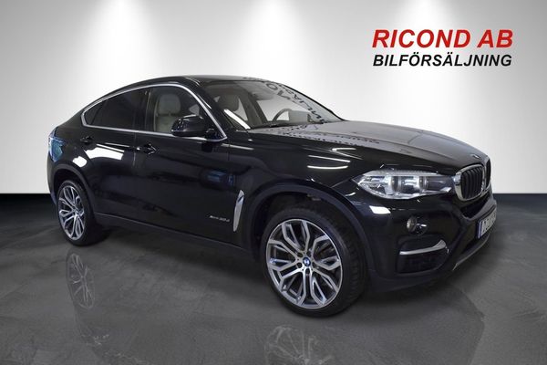 BMW X6 XDRIVE 30D SVENSKSÅLD 1 BRUKARE V-HJUL - 2015