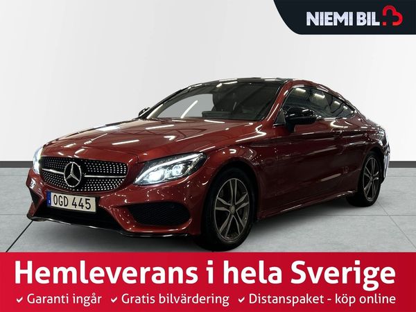 Mercedes C250 Coupé 7G-Tronic Plus AMG Line S&V-hjul/Pano/Elstola - 2017