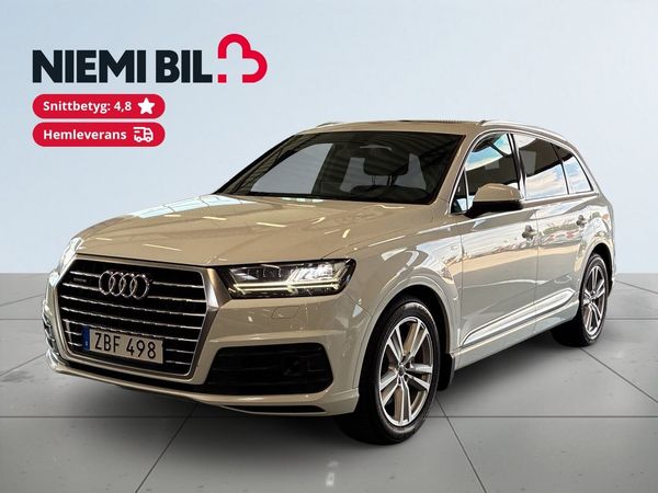 Audi Q7 3.0 TDI V6 Quattro S Line 7-sits/S&V/Drag/Pano/Värm - 2018