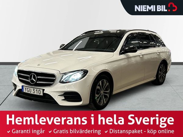 Mercedes E220 T 194hk AMG Sport S&V-hjul/Pano/Drag/Dvärm - 2017