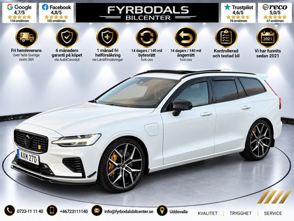 Volvo V60 T8 AWD 456hk Polestar Engineered Brembo Öhlins MOMS/VAT - 2024