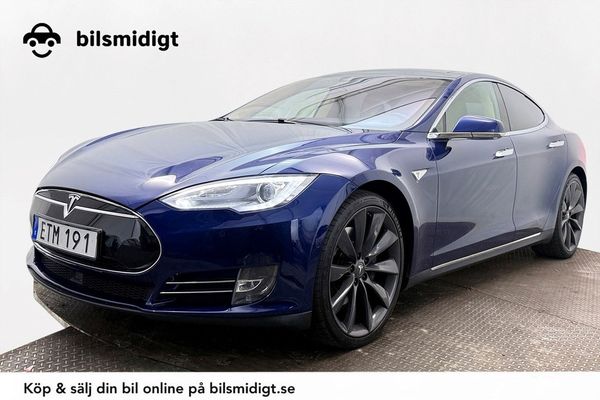 Tesla Model S AWD CCS-uppgr Luftfjäd Köldpkt Läder Navi Kamera AP 423 - 2015