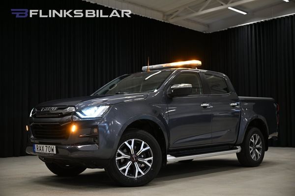Isuzu D-Max 163HK Automat|Rolltop|Drag|Värmare|Lågmil|Leasvar|SeUtr - 2024