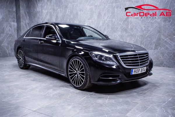 Mercedes S350 d 4MATIC Lång 21" Pano Luft Kamera Ambient Skinn - 2015