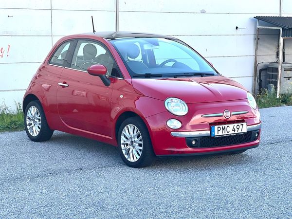 Fiat 500 1.2 8V Lounge Euro 6 Nybesiktad - 2015