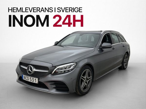 Mercedes C200 T AMG Pano Burmester Cockpit Kamera Värm - 2019