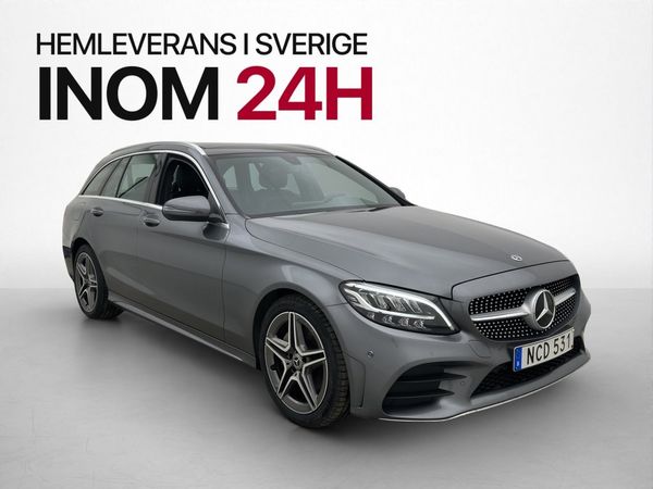 Mercedes C200 T AMG Pano Burmester Cockpit Kamera Värm - 2019
