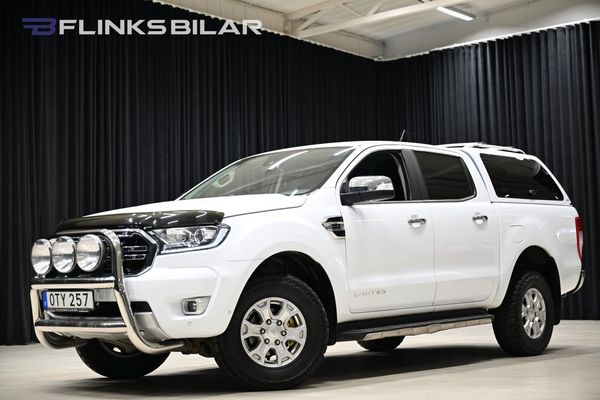Ford Ranger 170HK Automat|Limited|Kåpa|Värmare|NyKamrem|Moms|SeUtr! - 2019