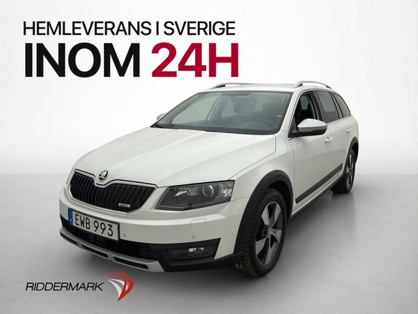 Skoda Octavia Scout 4x4 Premium Värmare Kamera Drag Canton - 2017