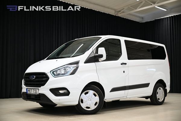 Ford Transit Custom 130HK Automat|9-Sits|Värmare|Backkamera|Leasbar - 2022