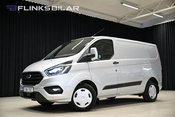 Ford Transit Custom 130HK Automat|LED|Drag|Värmare|Lågmil|Leasbar - 2023